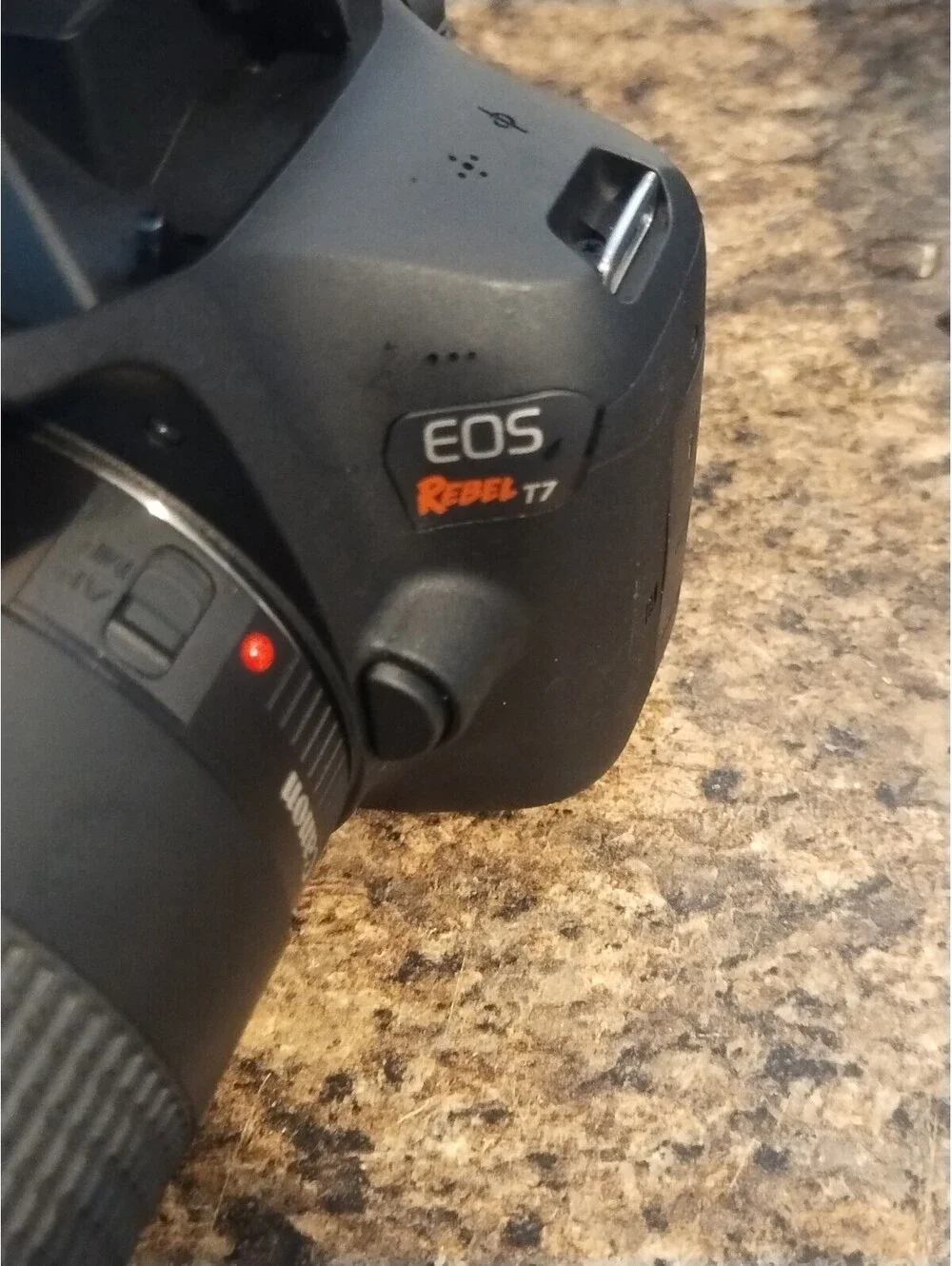 Canon EOS Rebel T7 24.1MP Digital Camera with Two new Batteries and charger